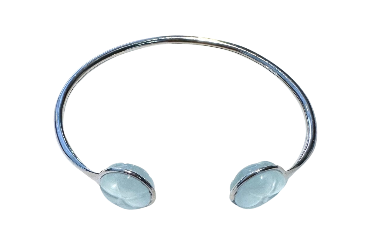 AQUAMARINE PEYOTE BRACELET