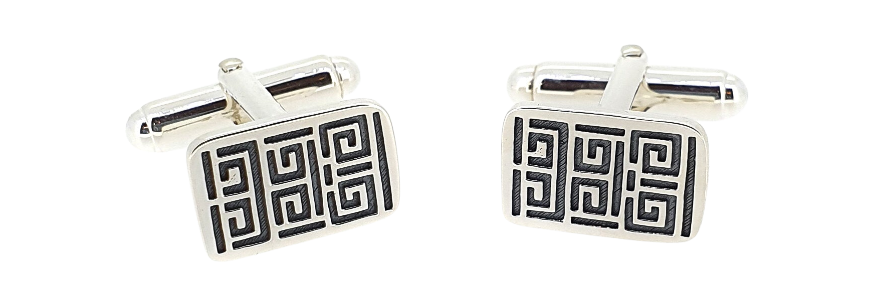 Geometric Zapotec Cufflinks