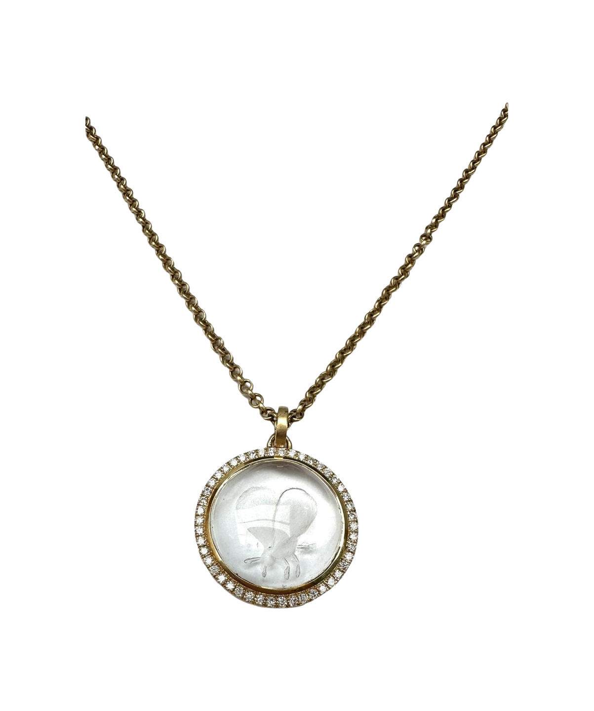 CRYSTAL BEE PENDANT