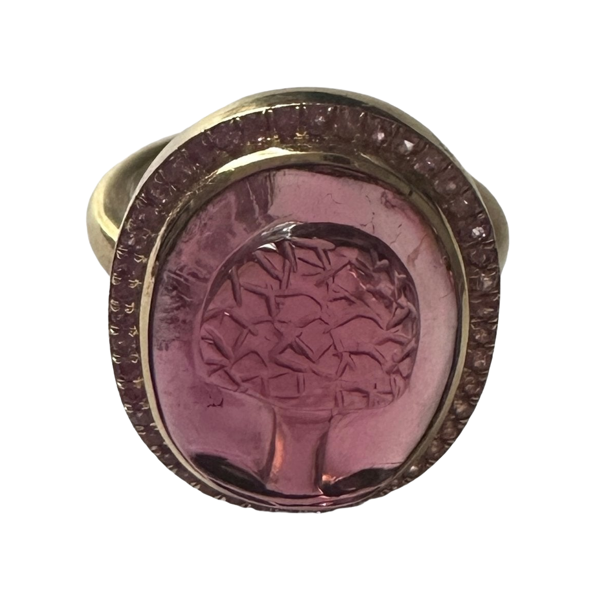 TOURMALINE MUSHROOM RING