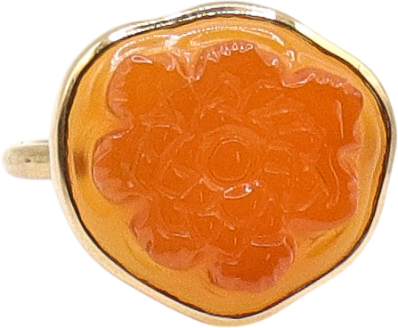 CARNELIAN AYAHUASCA RING