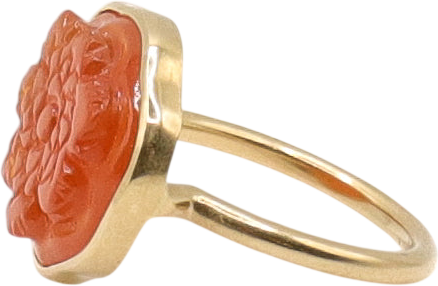 CARNELIAN AYAHUASCA RING