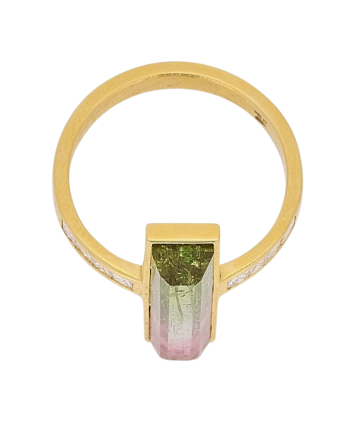 Tourmaline Neverending Bar Ring
