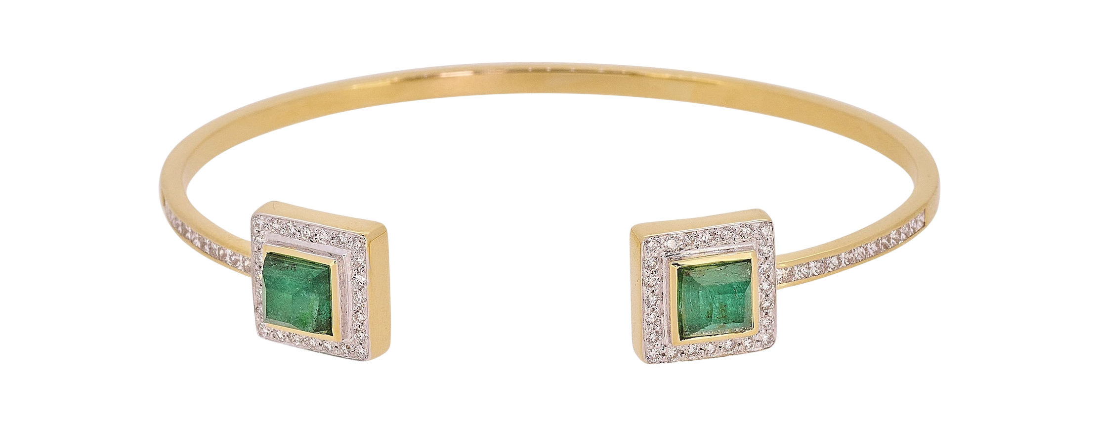 Emerald Square Neverending Bangle