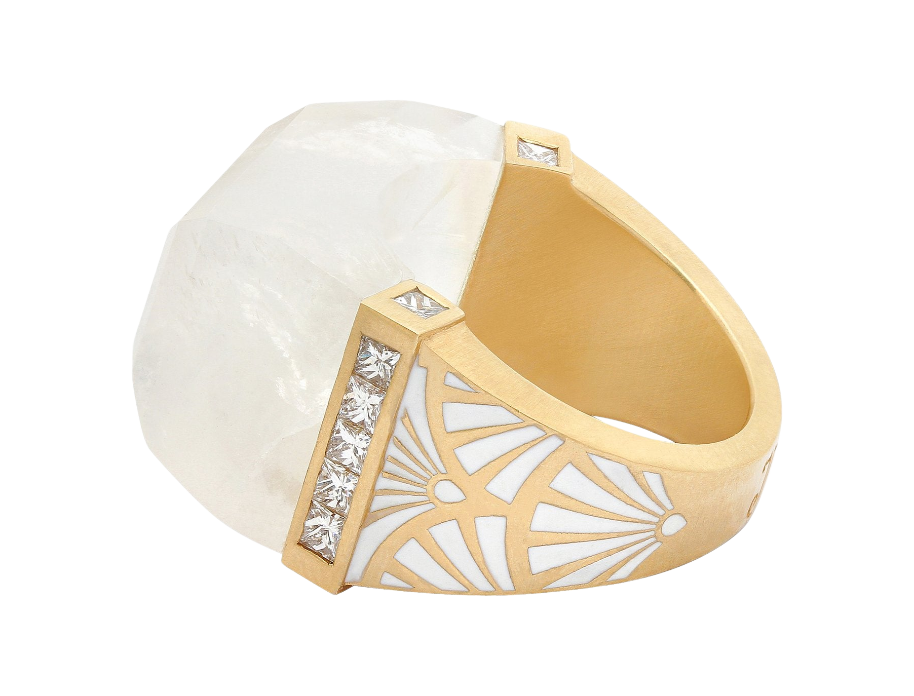 Moonstone Neverending Ring