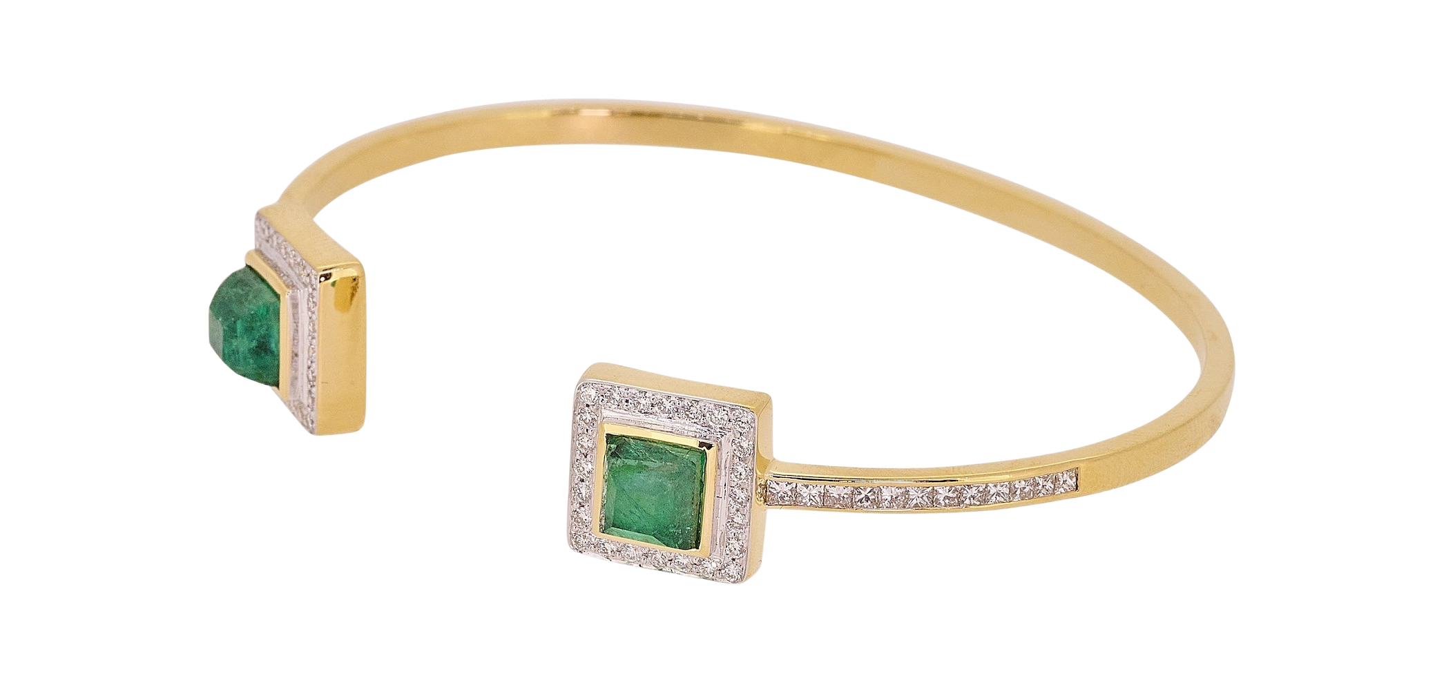 Emerald Square Neverending Bangle