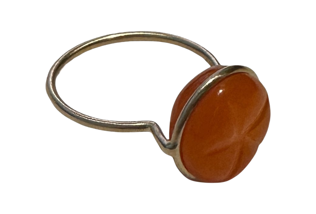 CARNELIAN PEYOTE RING