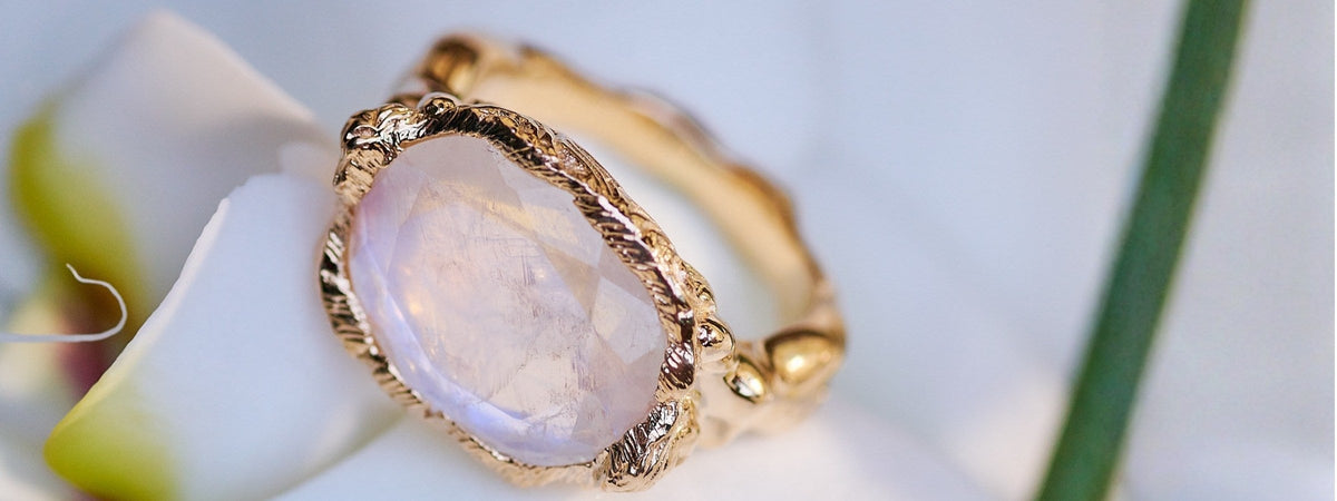 Moonstone Rings