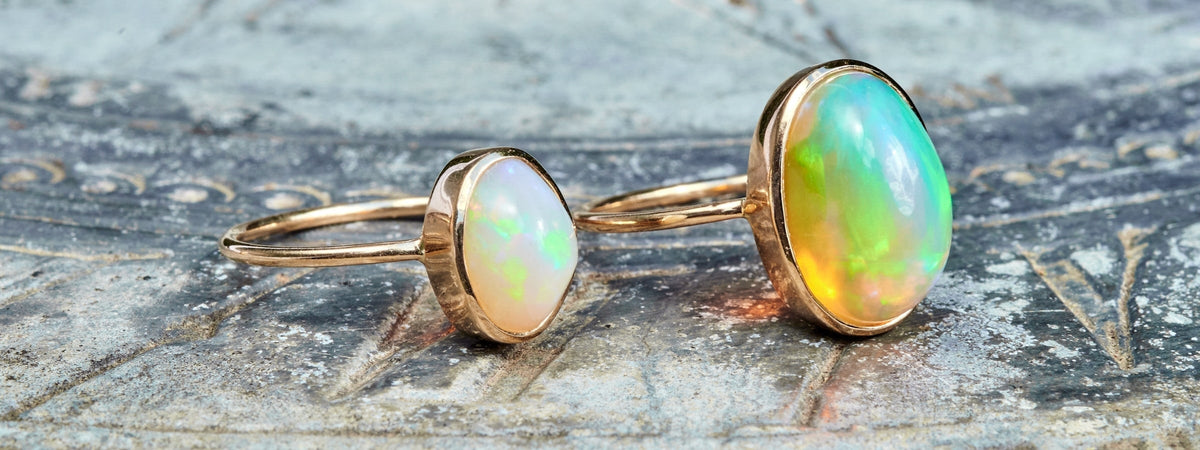 Opal Rings