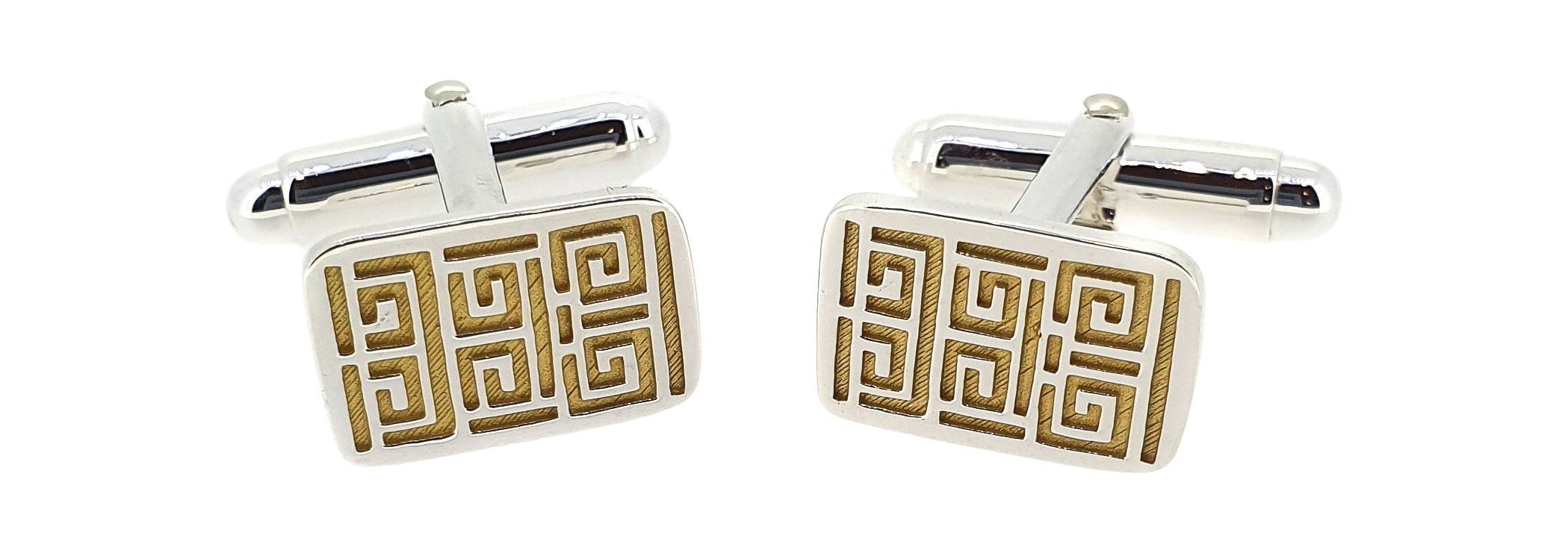 Geometric Zapotec Cufflinks