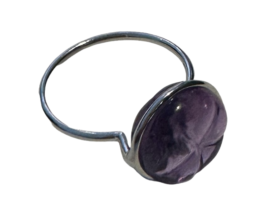 AMETHYST PEYOTE RING