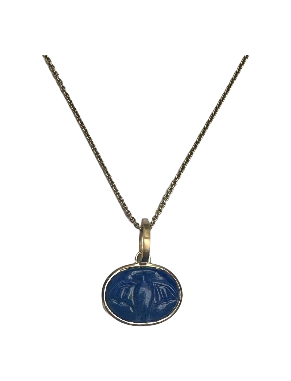 LAPIS BAT PENDANT