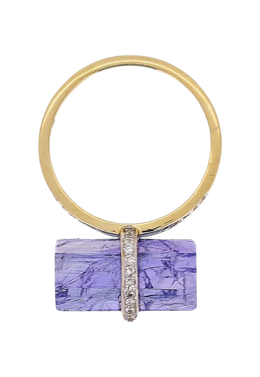 Tanzanite Rocktagon Ring