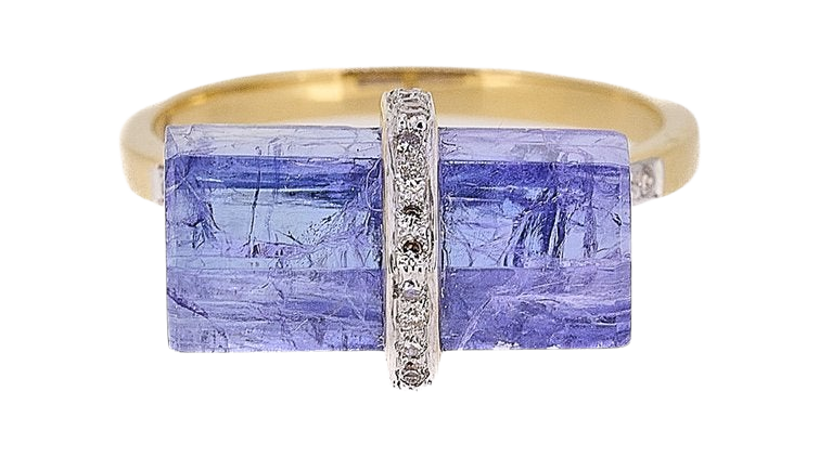 Tanzanite Rocktagon Ring