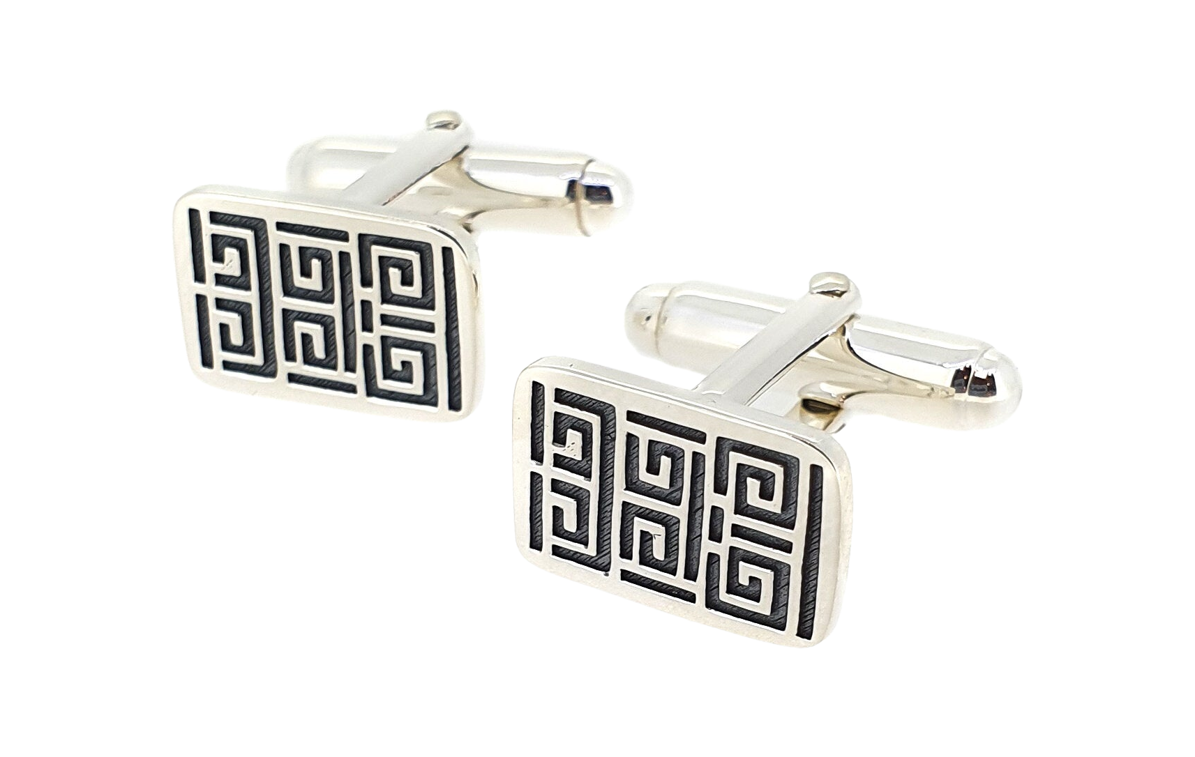 Geometric Zapotec Cufflinks