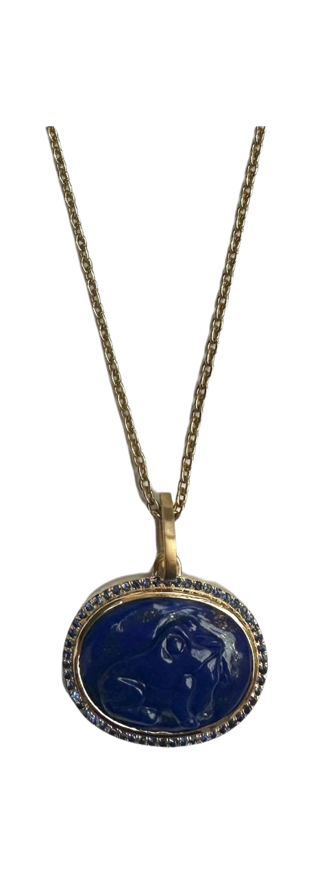 LAPIS BUFO PENDANT