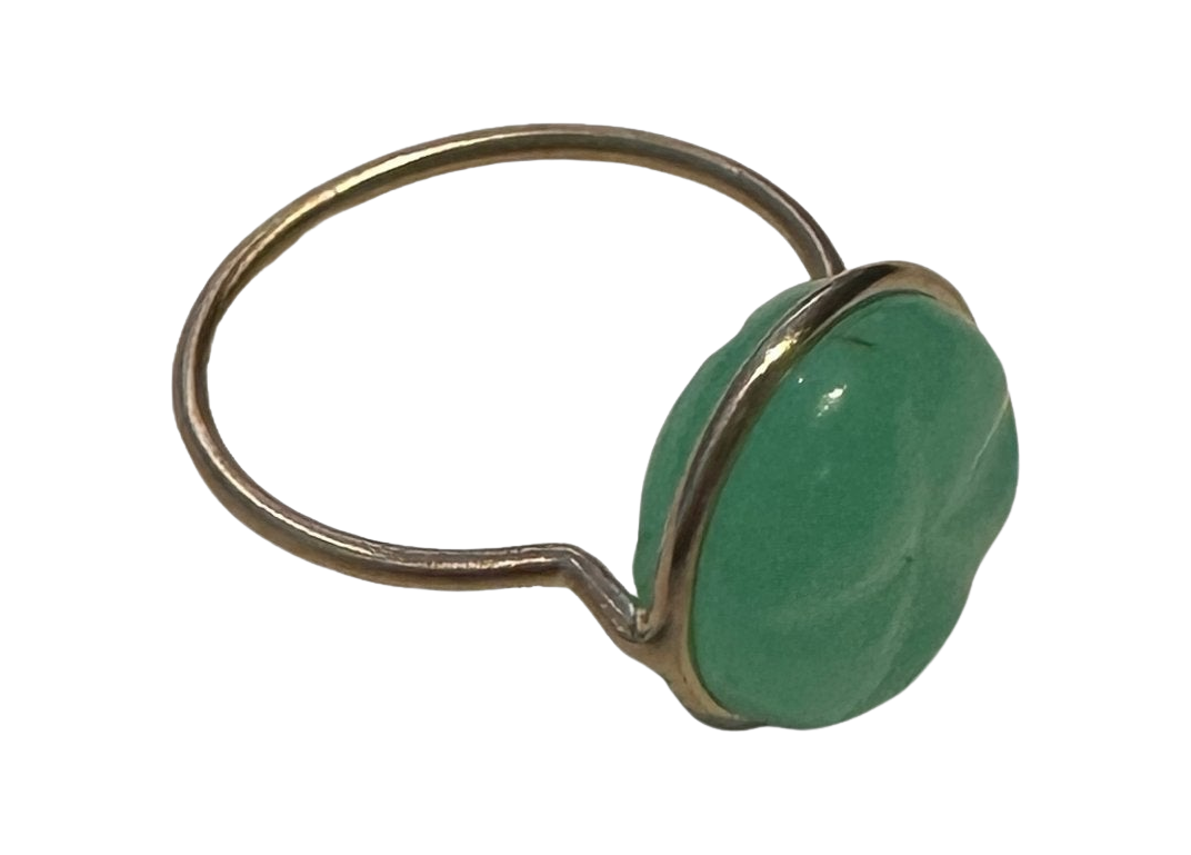 CHRYSOPRASE PEYOTE  RING