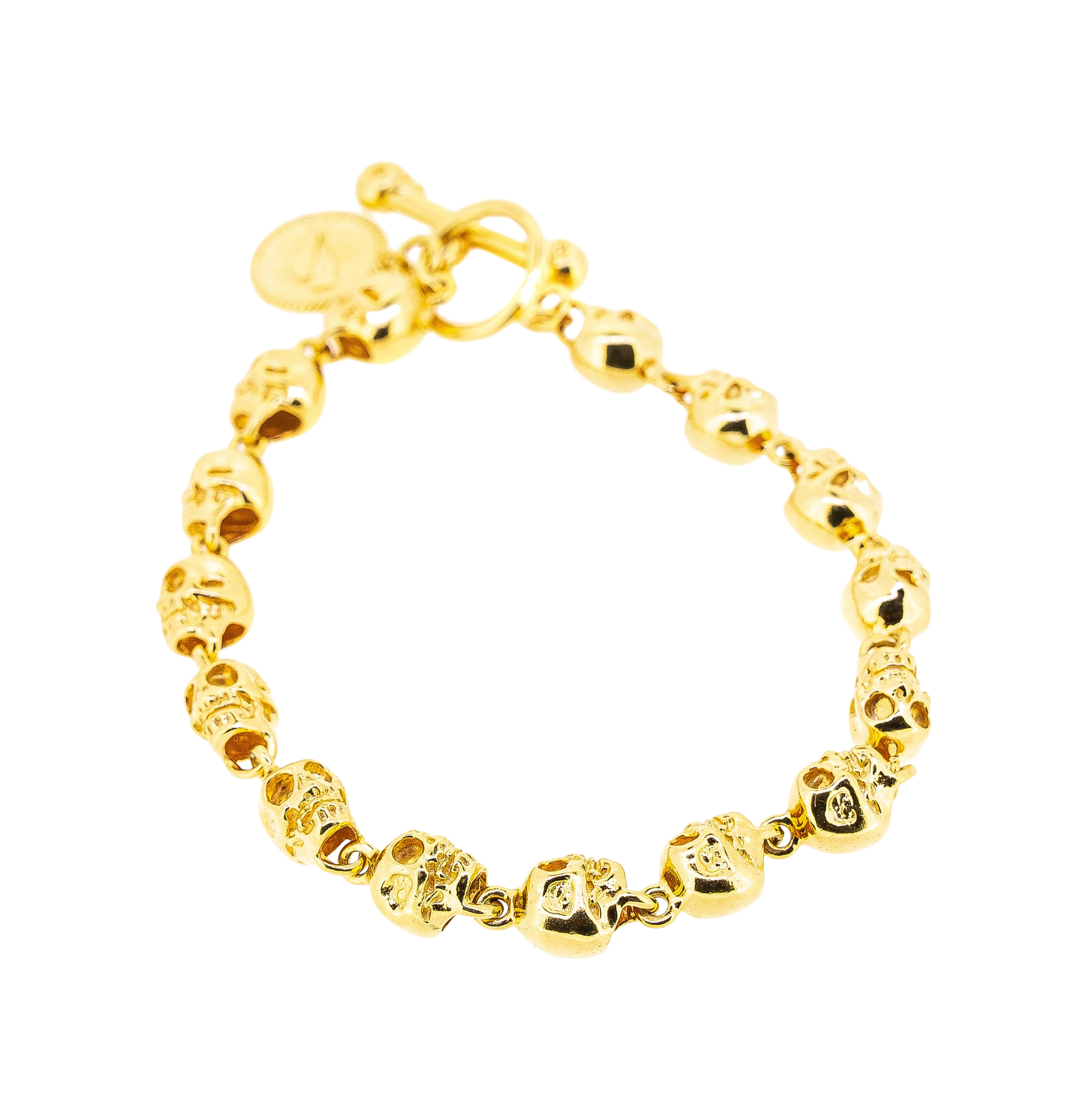 アクセサリー GOLDKID BRASS SKULL BRACELET Skull Bracelet GP