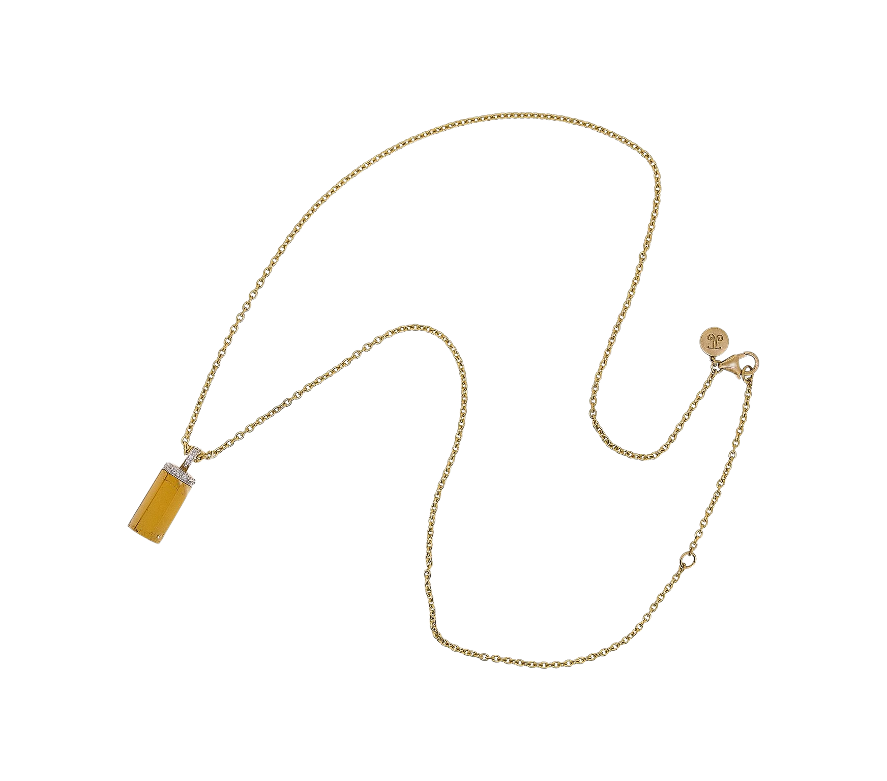 Citrine Rocktagon Necklace